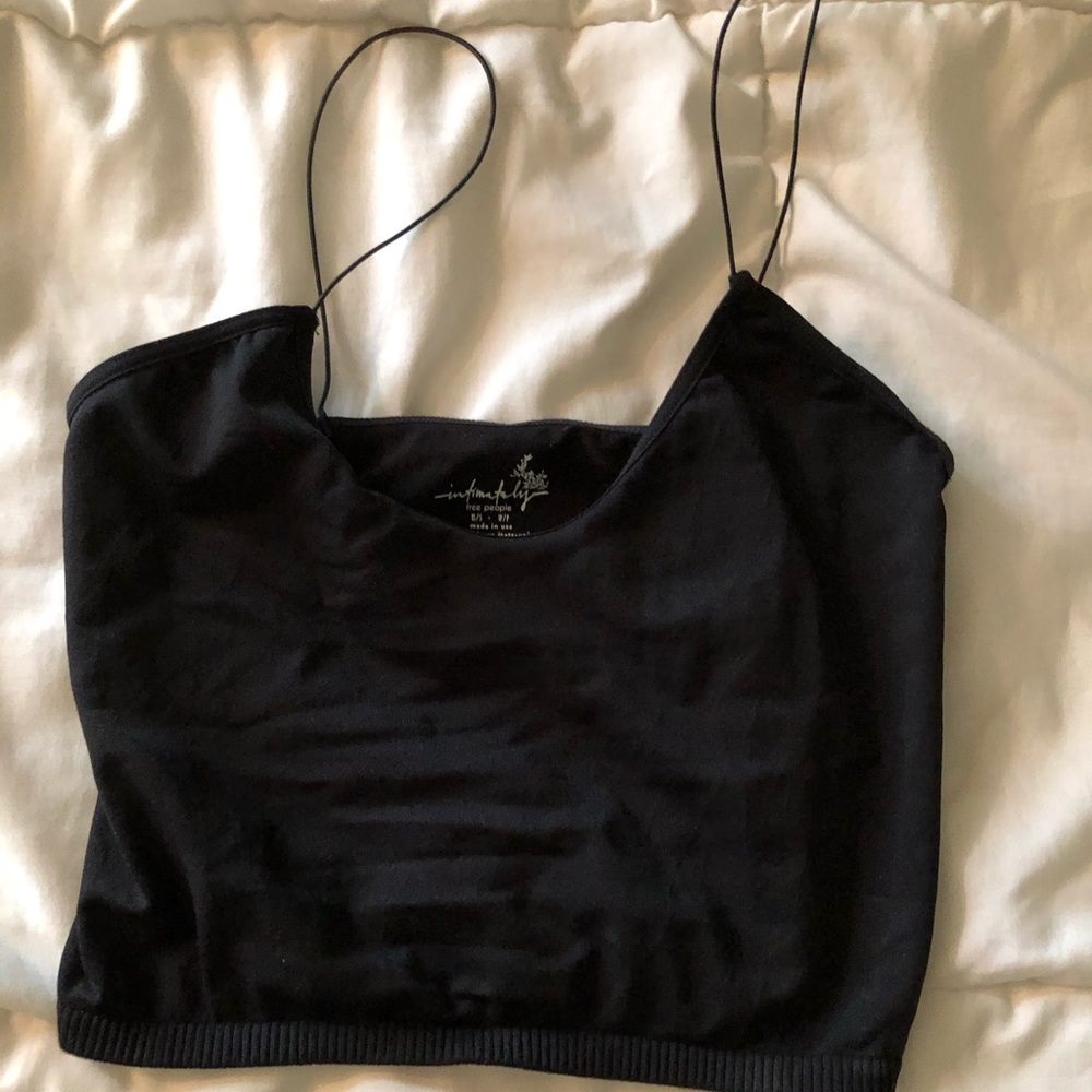 Free People Black Cami Top